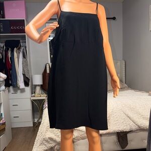 Elegant Black High Low Dress